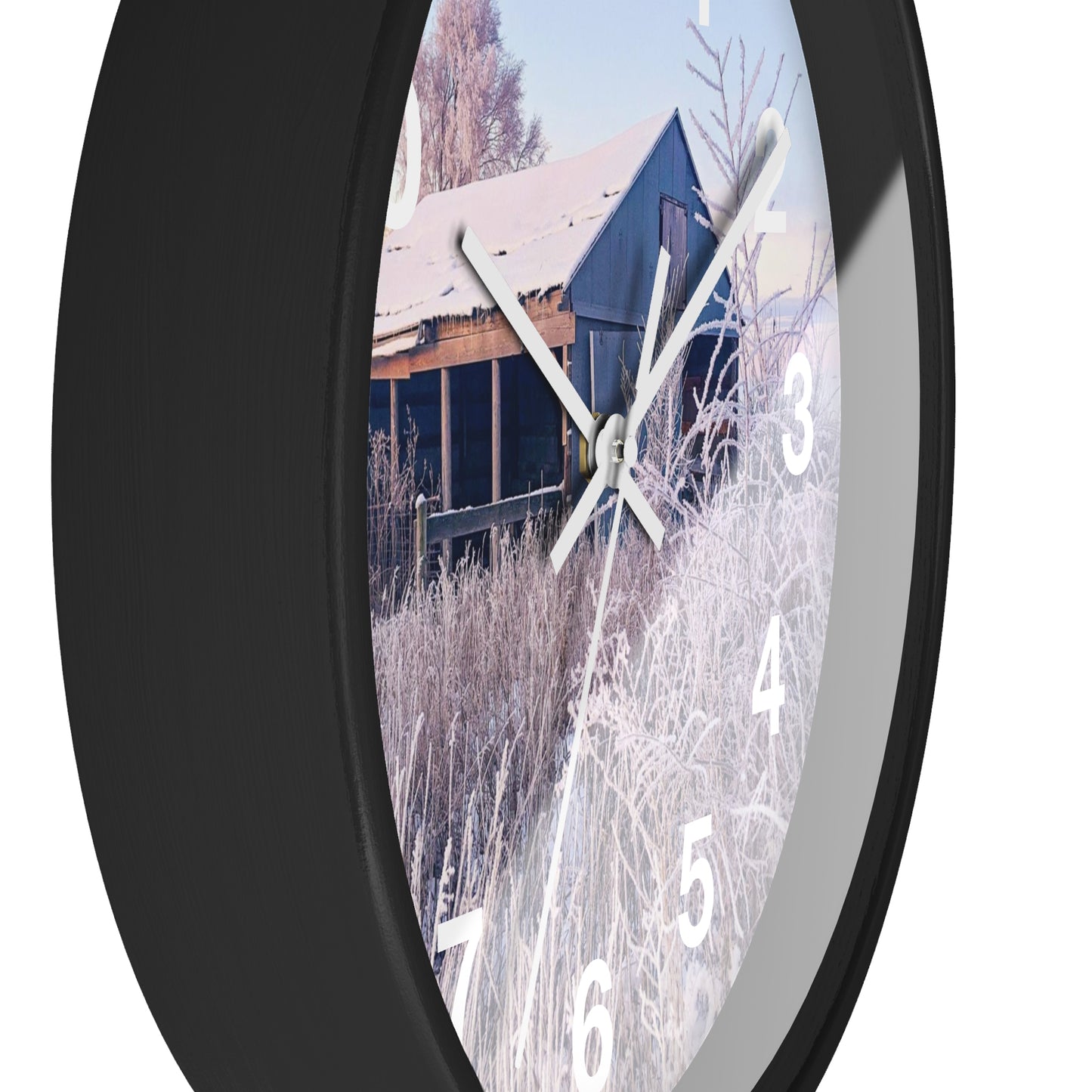 Wintery Barn Clock (SP Photography Collection)
