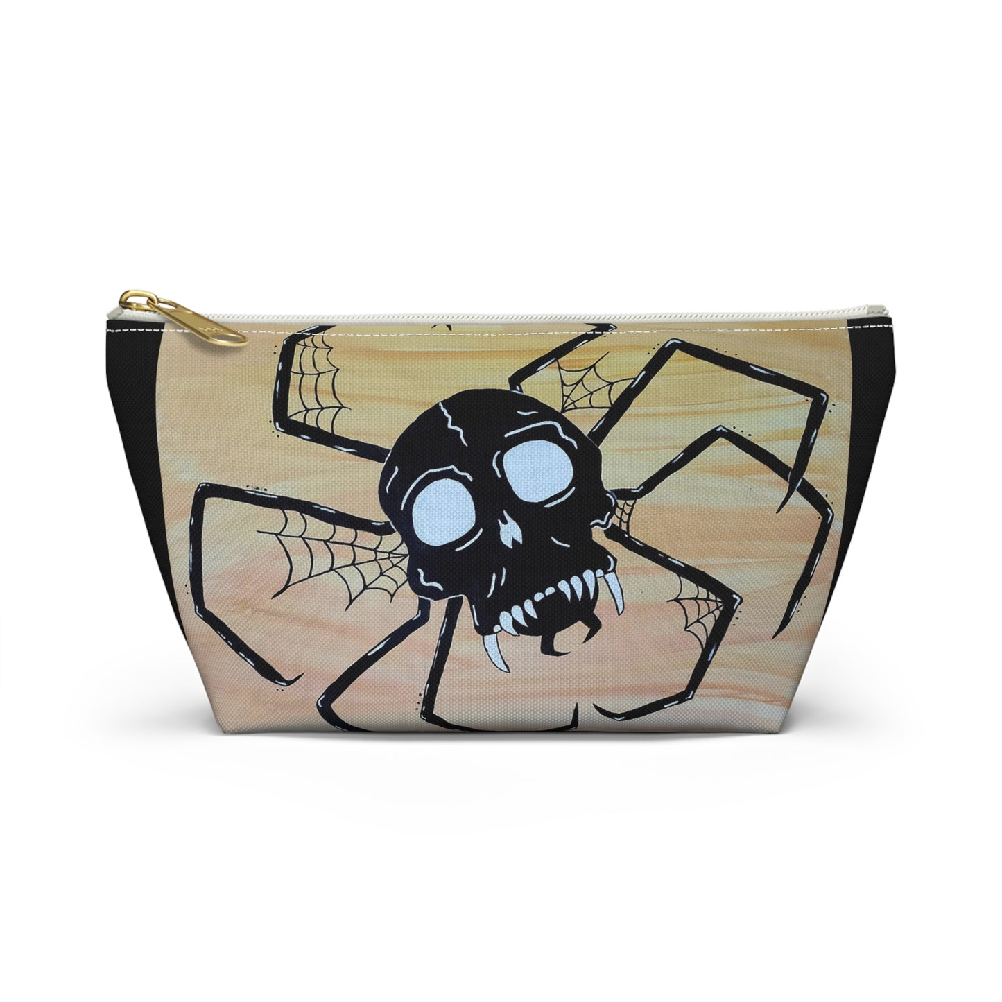 Spike Pouch w T-bottom (Peculiar Paintings Collection) BLACK