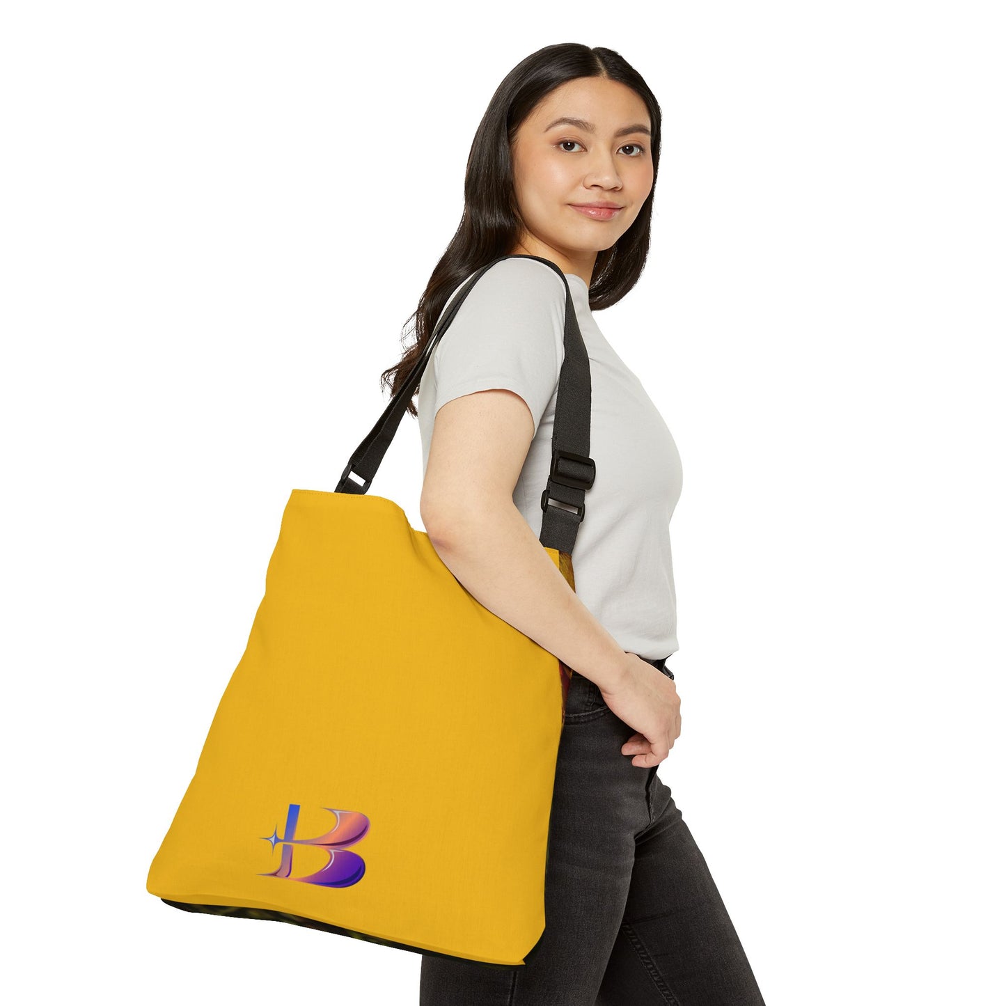 Yellow Lily Adjustable Tote Bag (SP Photography Collection) YELLOW