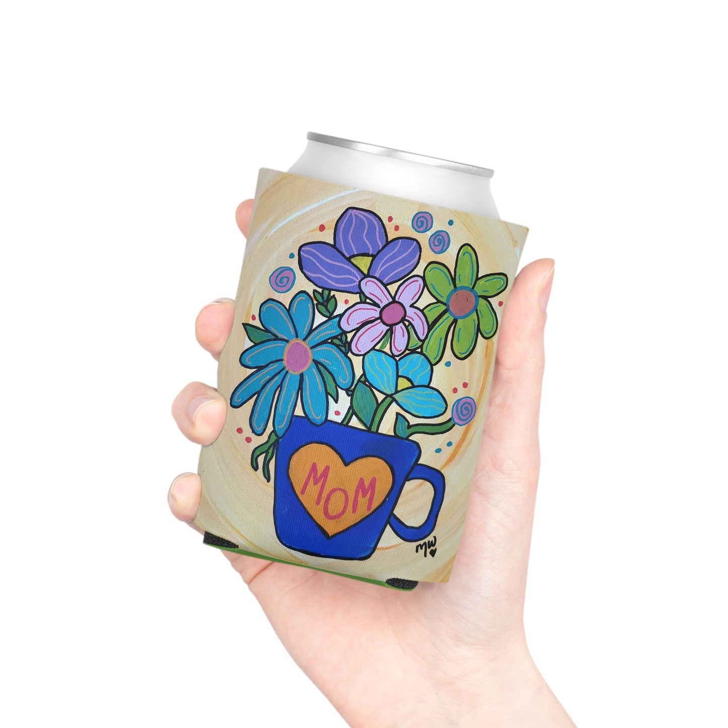 For Mom Can Regular Cooler Sleeve (Mothers Day Collection) GREEN