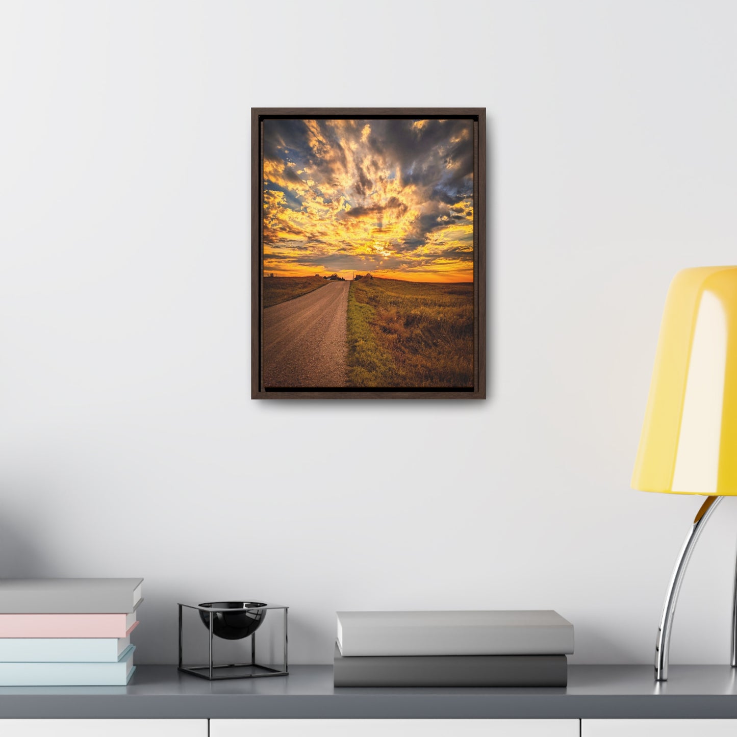 Sunset Road Canvas Wraps, Vertical Frame (SP Photography Collection)
