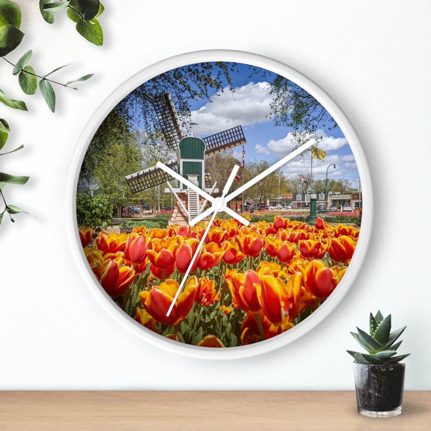 Windmill Garden Wall Clock (SP Photography Collection)