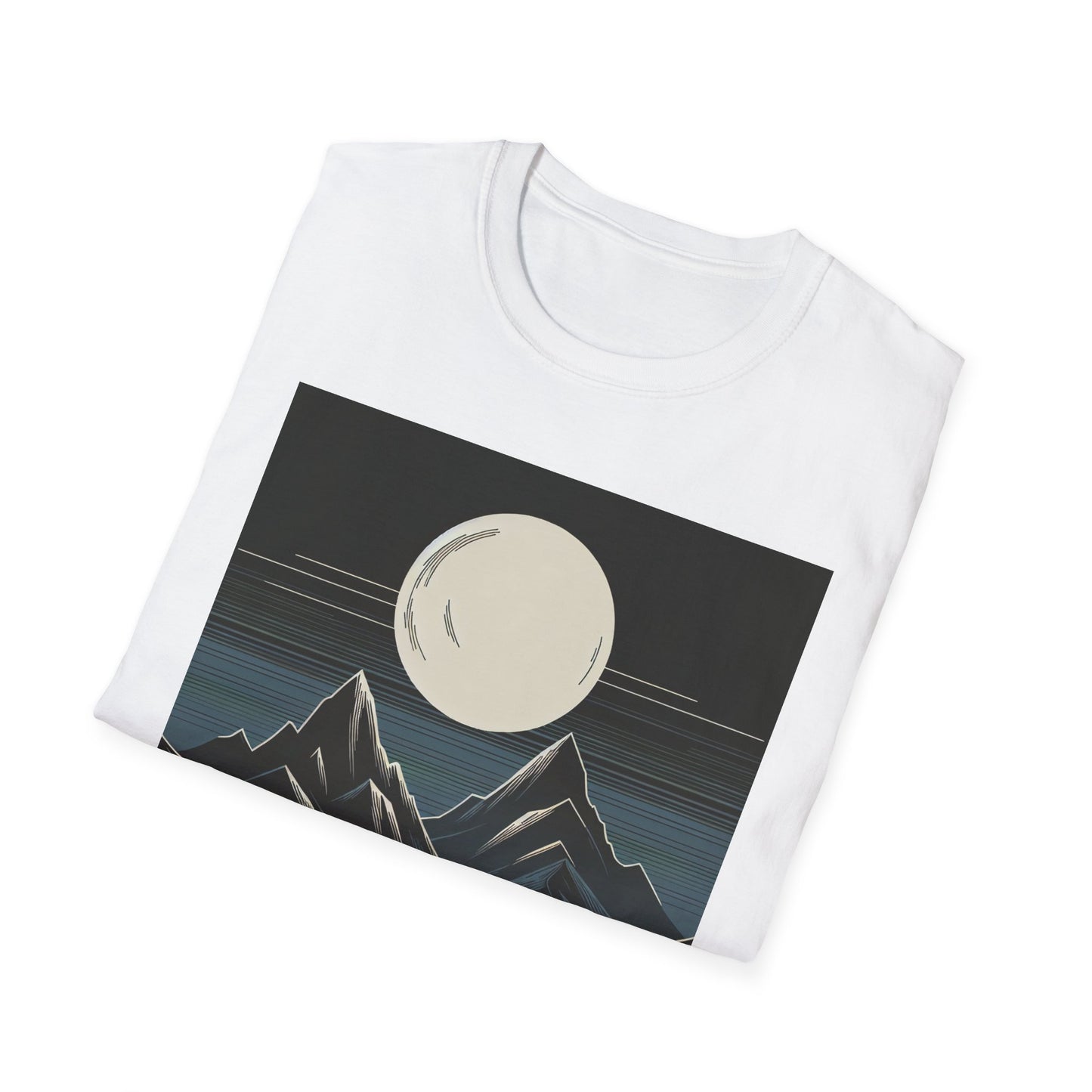 Moon Unisex Soft-style T-Shirt (B & J Collections)