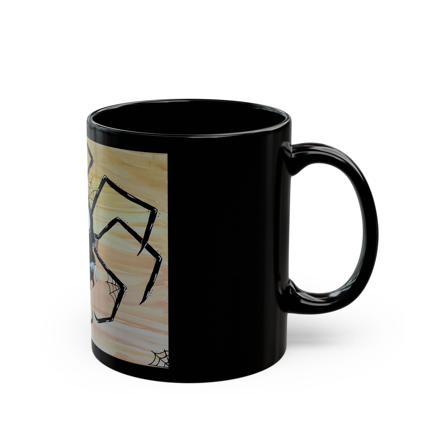 Spike 11oz Black Mug (Peculiar Paintings Collections)