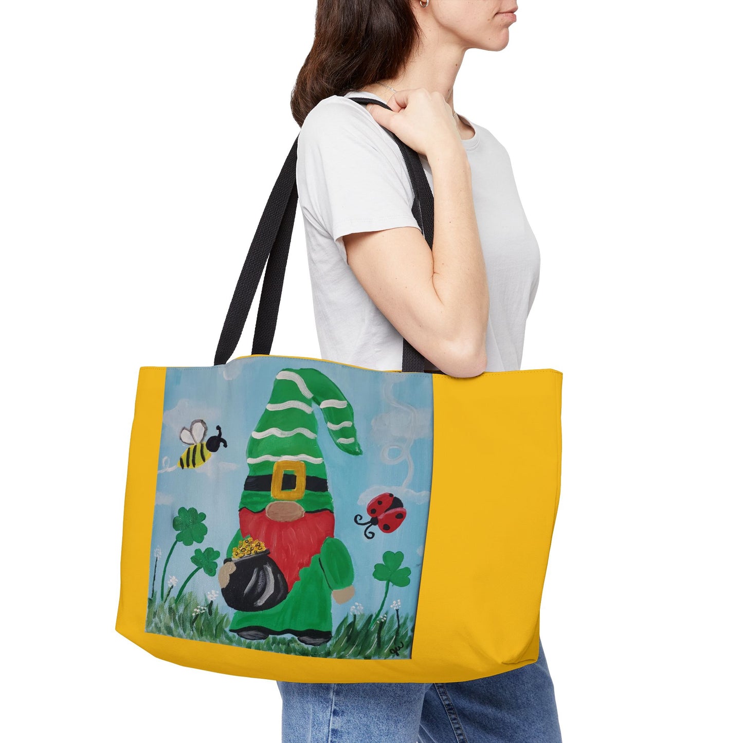 St. Patrick's Day Weekender Tote Bag (Brookson Collection) YELLOW