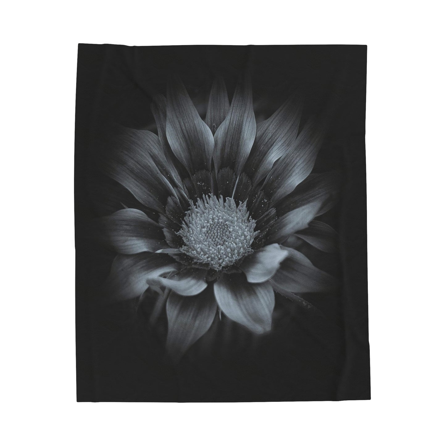 Midnight Bloom Plush Blanket (SP Photography Collection)