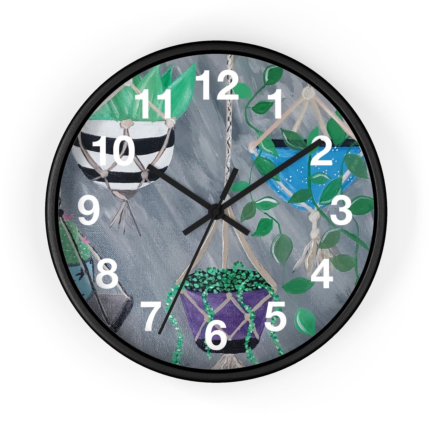 Succulent Delight Wall Clock (Brookson Collection)