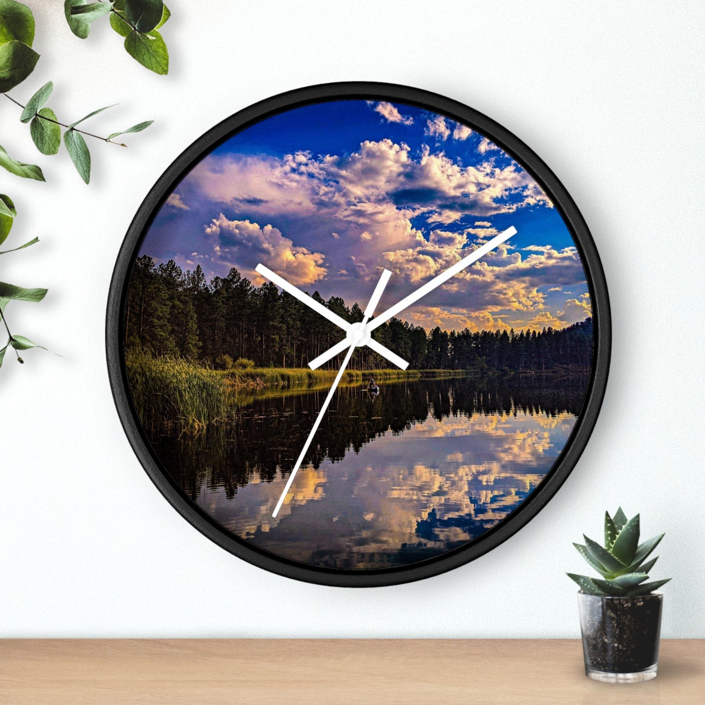 The Lake Wall Clock (SP Photography Collection)