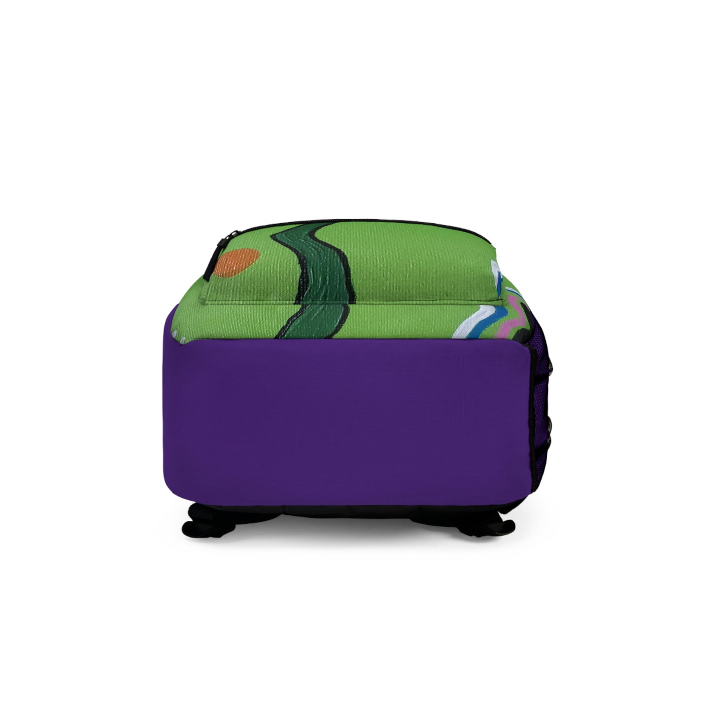 Marguerite Mushroom Backpack (Peculiar Paintings Collection) PURPLE