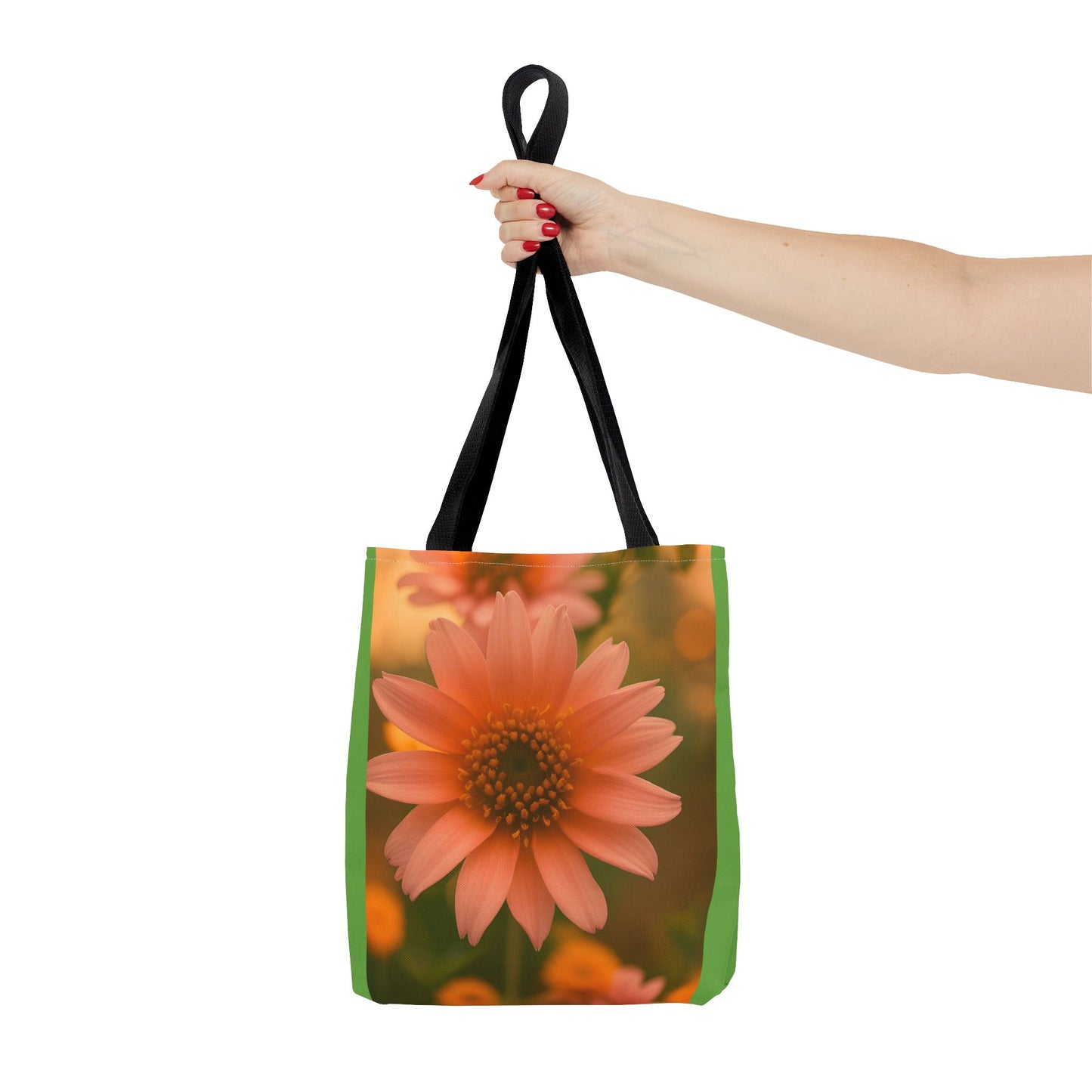 Pink Sunflower Tote Bag (SP Photography Collection) LIGHT GREEN