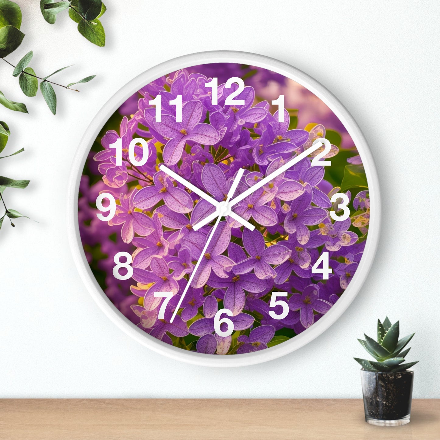 Purple Lilac Clock (SP Photography Collection)