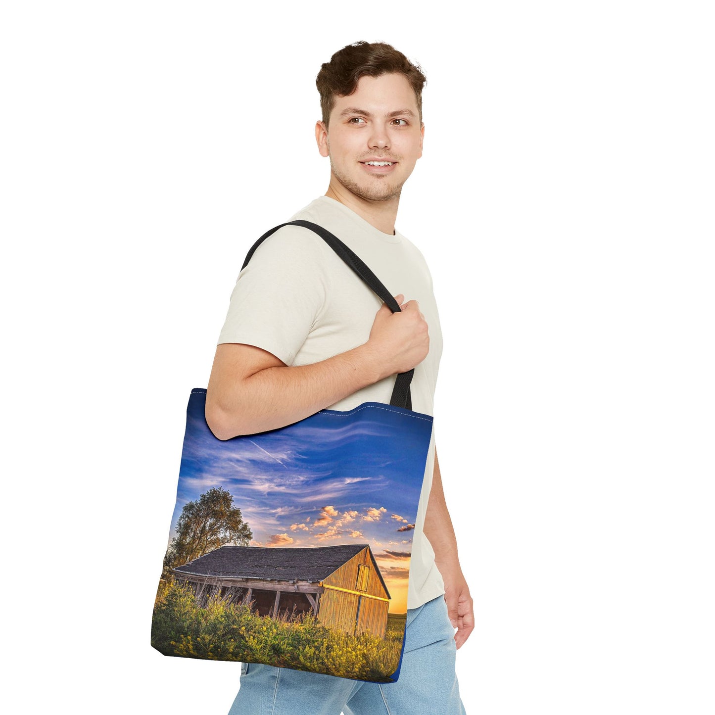 Beautiful Barn Tote Bag (SP Photography Collection) NAVY