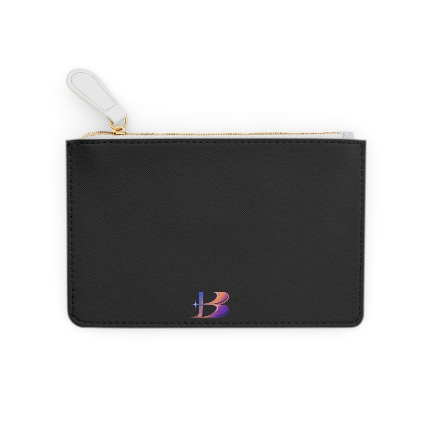 Frosty Rose Mini Clutch Bag (aiB & J Collections) BLACK