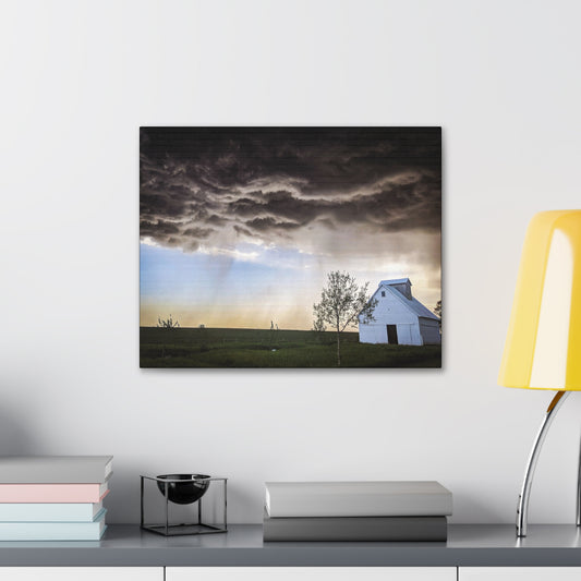 Cloudy Barn Wrap Canvas (SP Photography Collection)