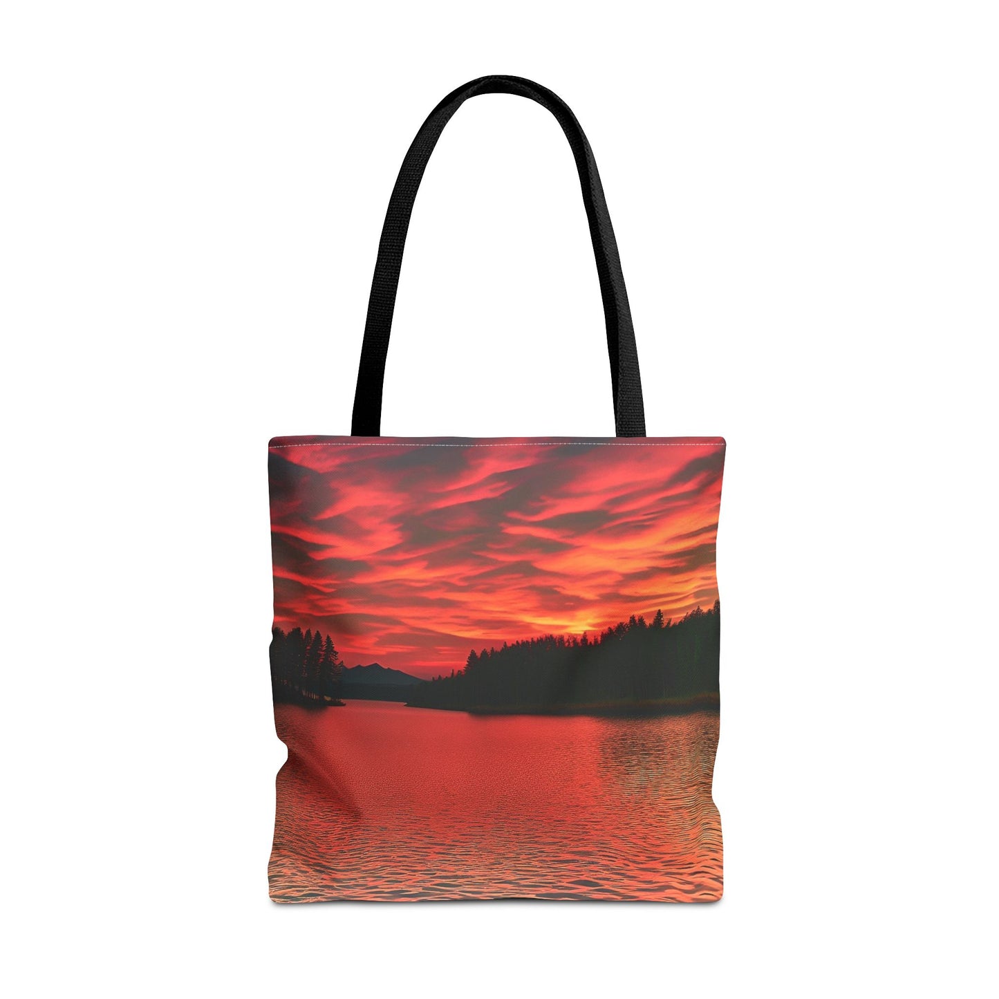 Red Sunset Tote Bag (SP Photography Collection) ORANGE