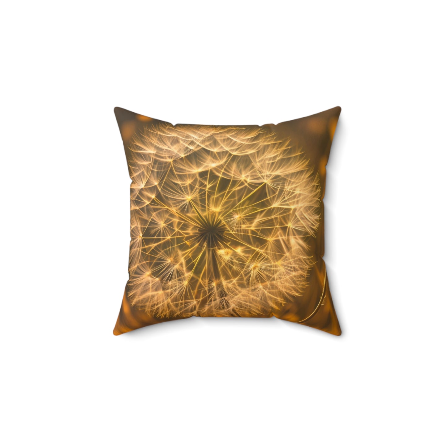 Make a wish Polyester Square Pillow (SP Photography Collection) BROWN