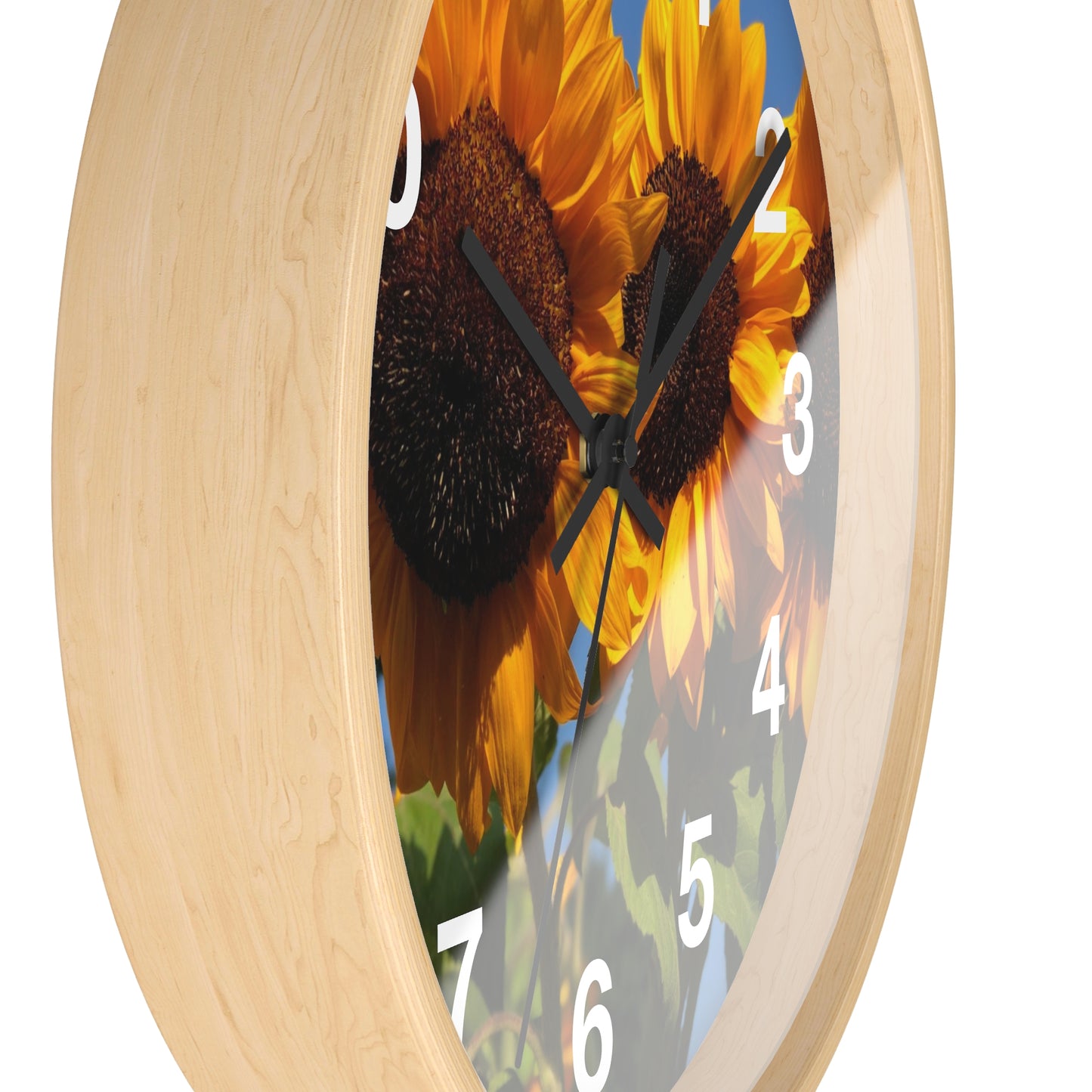 Bunched Sunflower Wall Clock (Custom Creations By Catelyn)