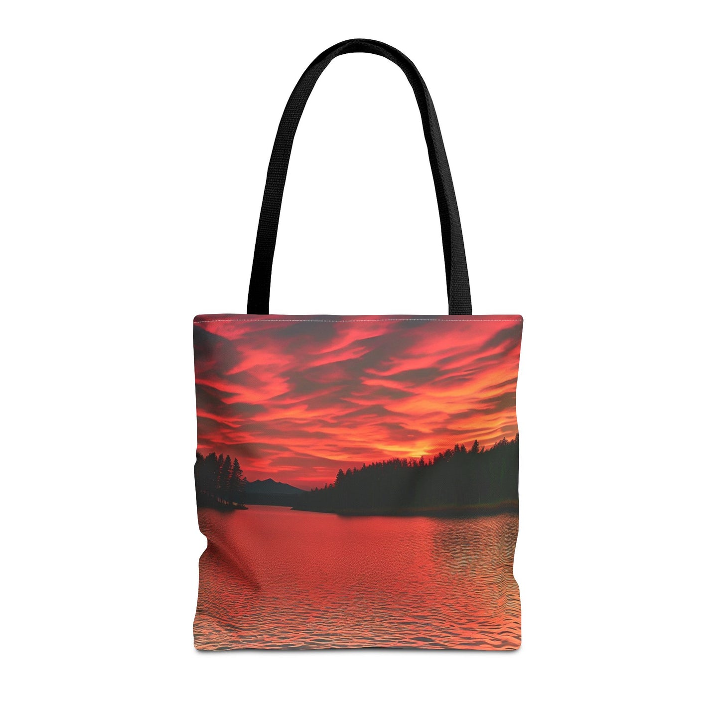 Red Sunset Tote Bag (SP Photography Collection) ORANGE