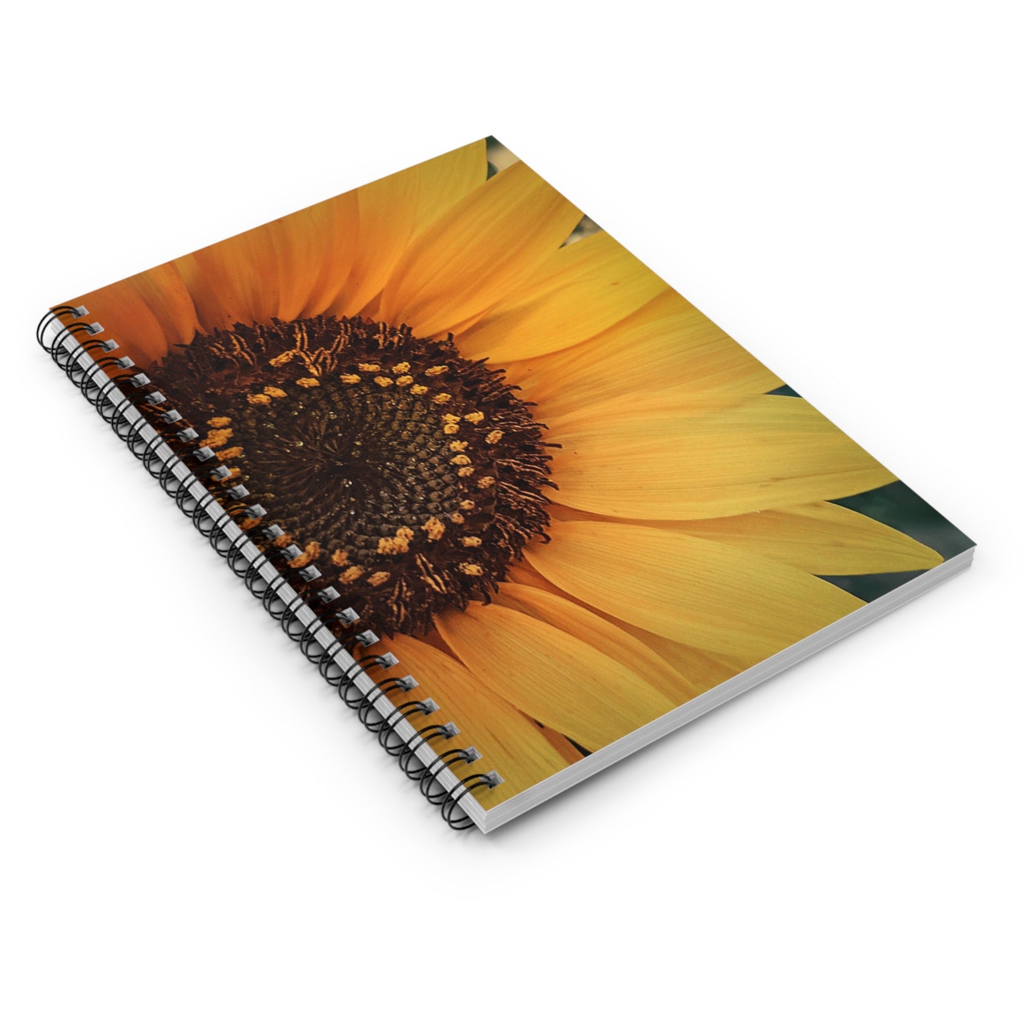 Sun Ray Sunflower Spiral Notebook - Ruled Line (SP Photography Collection)