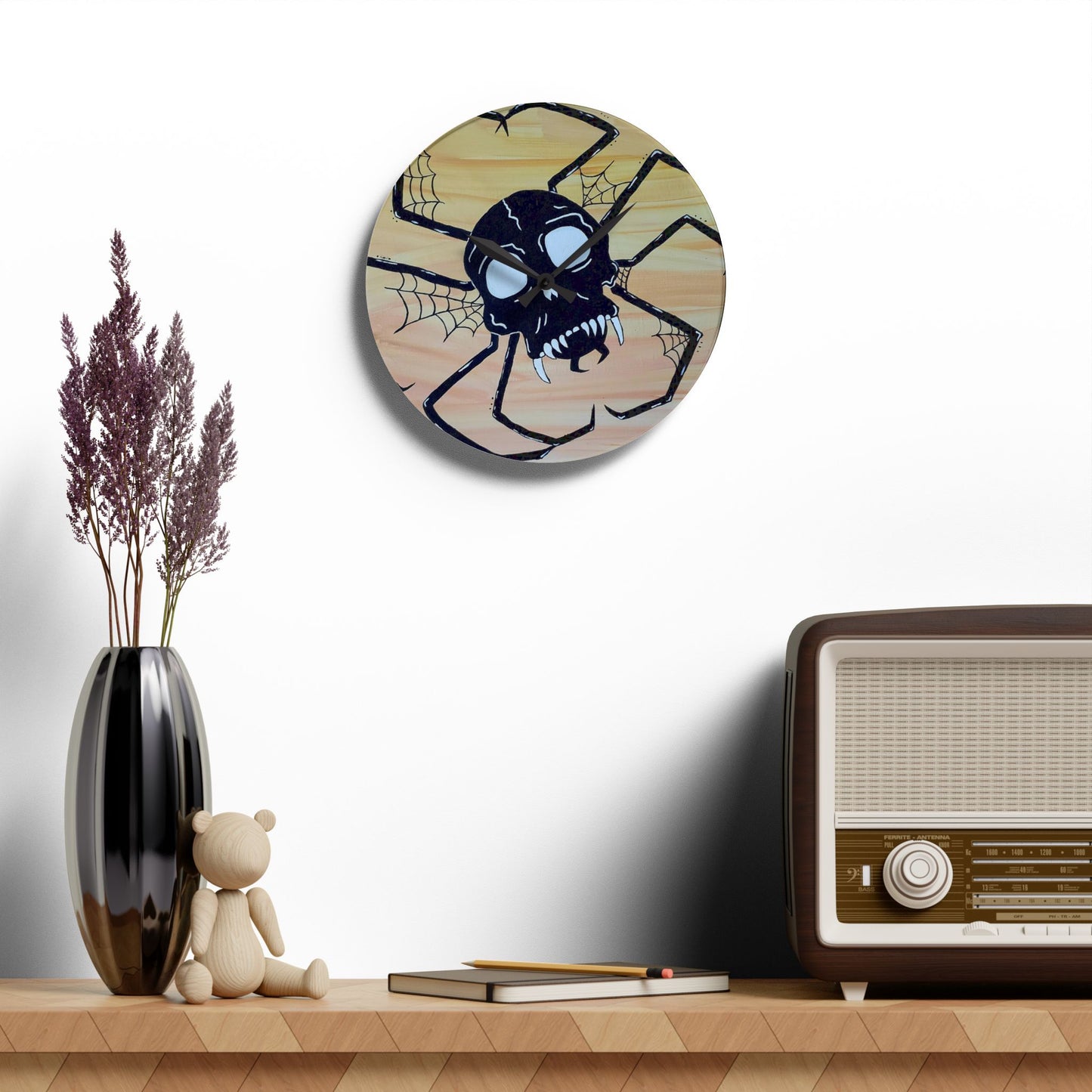 Spike Acrylic Wall Clock (Peculiar Paintings Collection)