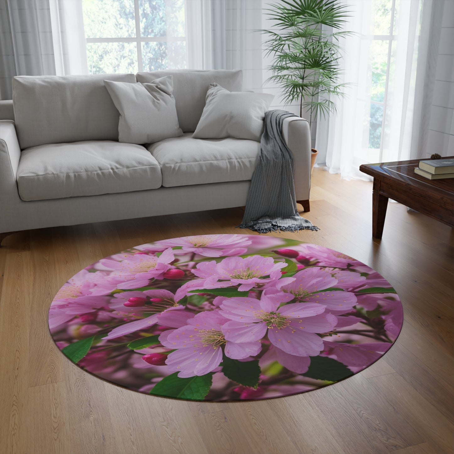 Cherry Blossom Round Rug (SP Photography Collection)