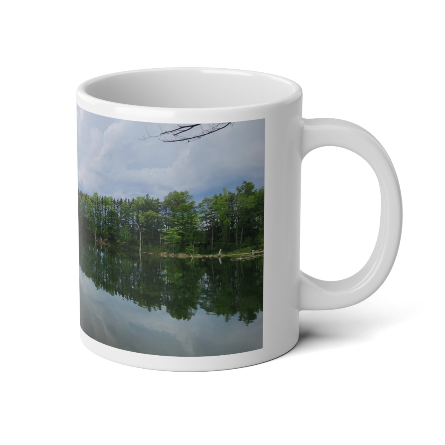 Peaceful Lake Jumbo Mug, 20oz (Savor The Moment Collection)