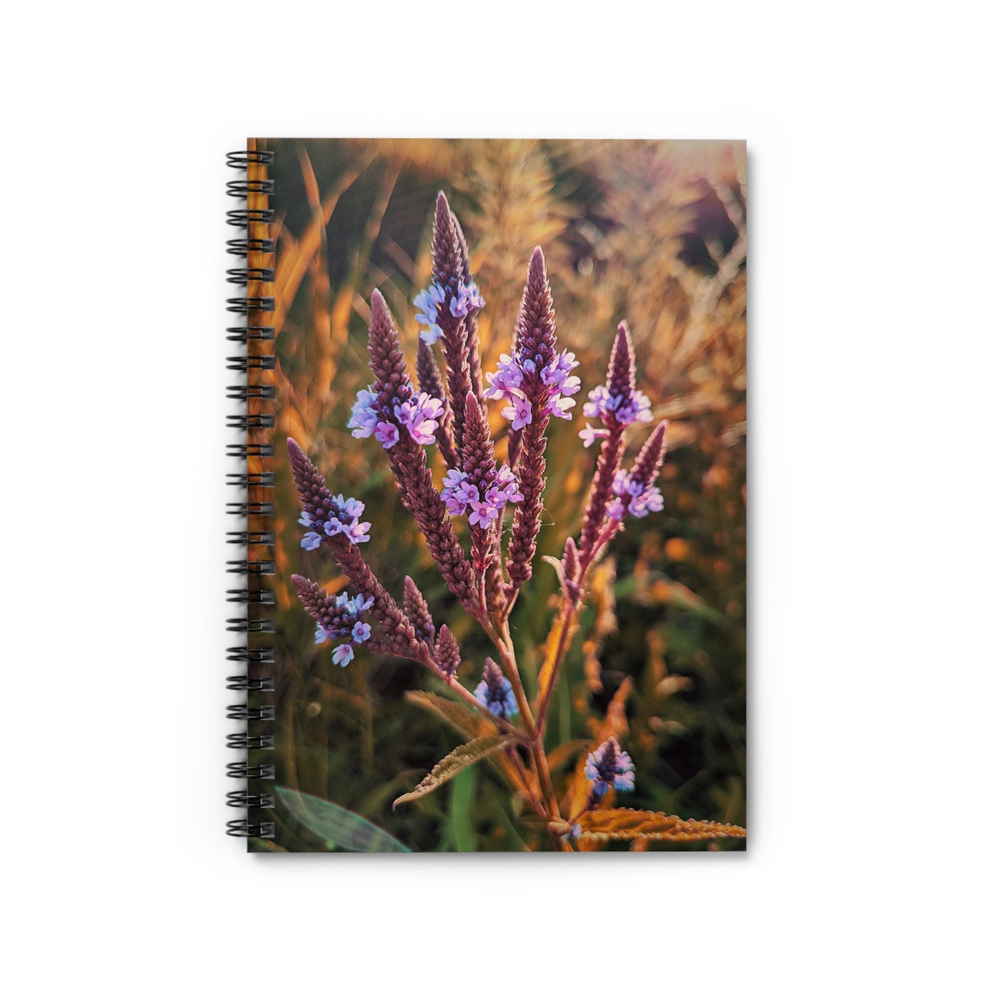 Purple Fields Spiral Notebook - Ruled Line (SP Photography Collection)