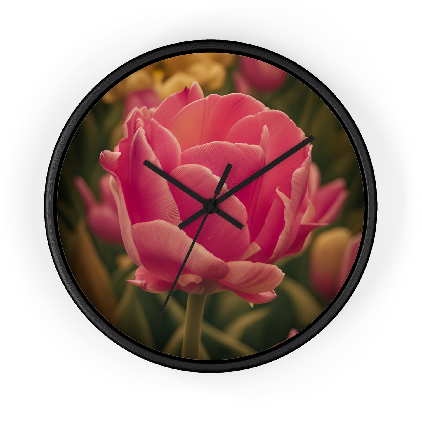 Pink Buttercup Wall Clock (SP Photography Collection)