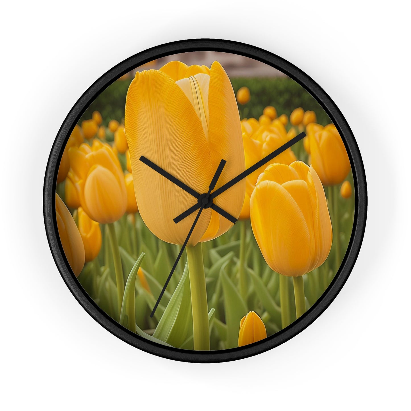 Yellow Tulip Wall Clock (SP Photography Collection)