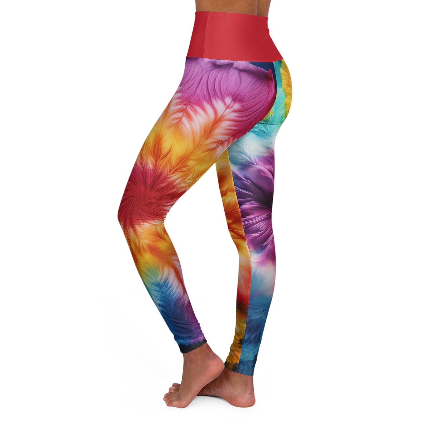 Tye Dye High Waisted Yoga Leggings (ai B & J Collections)