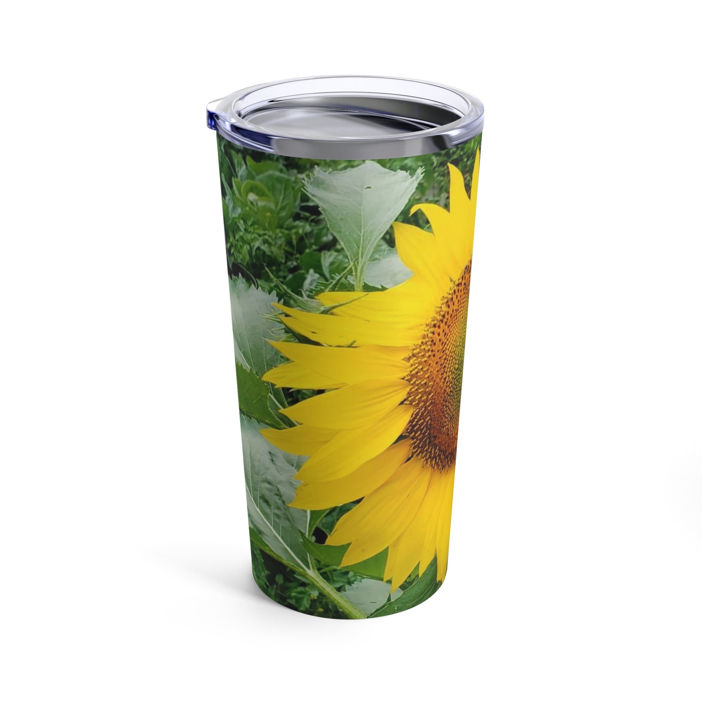 Yellow Sunflower Tumbler 20oz (Enchanted Exposures By Tammy Lyne)