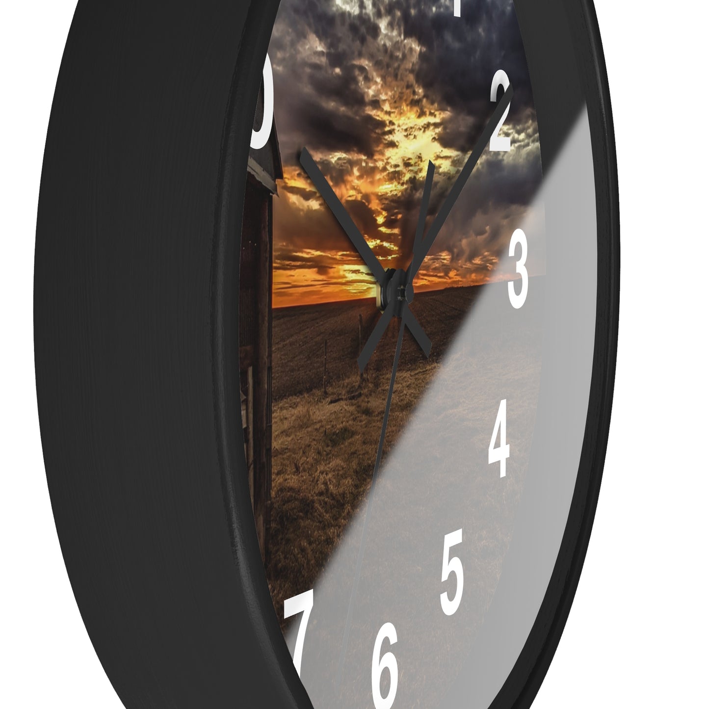 Gray Skies Wall Clock (SP Photography Collection)