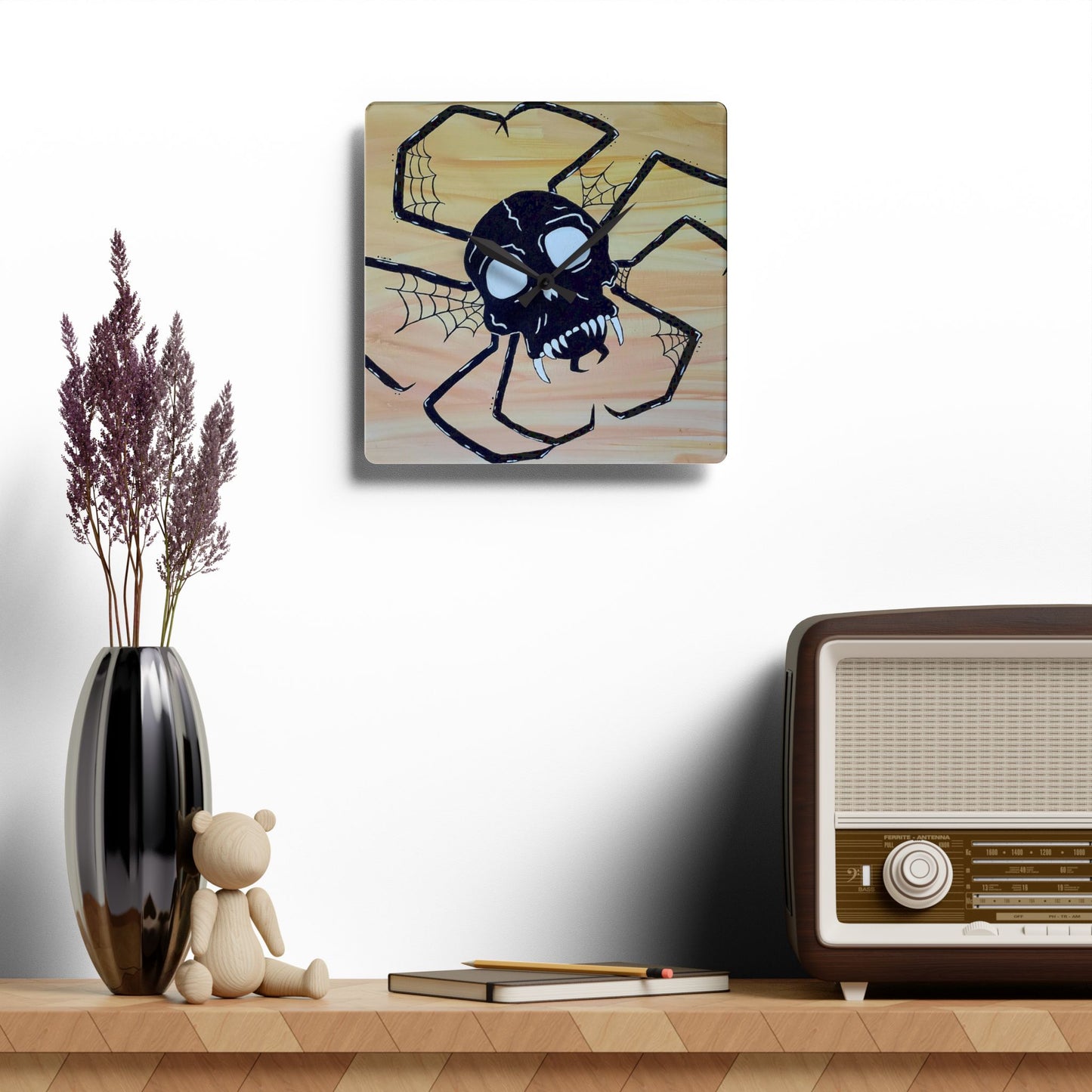 Spike Acrylic Wall Clock (Peculiar Paintings Collection)