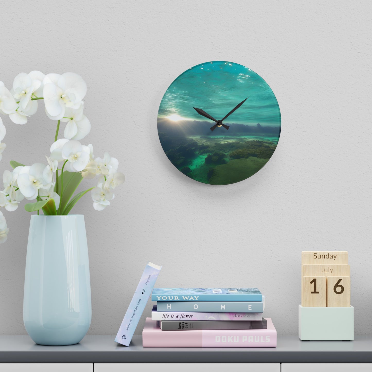 Under The Sea Acrylic Wall Clock (SP Photography Collection)