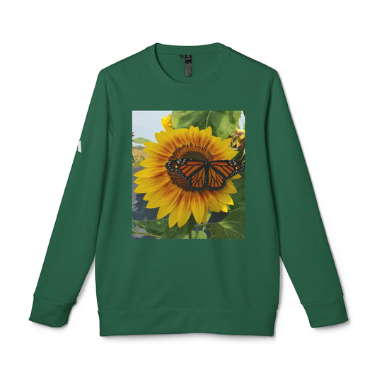 Sunflower adidas Unisex Fleece Crewneck Sweatshirt (Enchanted Exposures By Tammy Lyne)