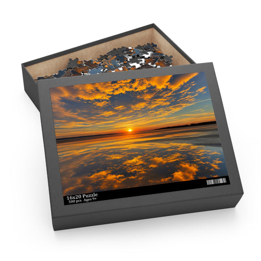 Orange Skies Puzzle (SP Photography Collection) (120, 252, 500-Piece)