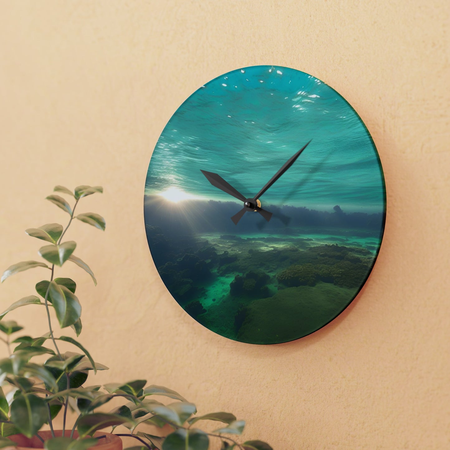 Under The Sea Acrylic Wall Clock (SP Photography Collection)