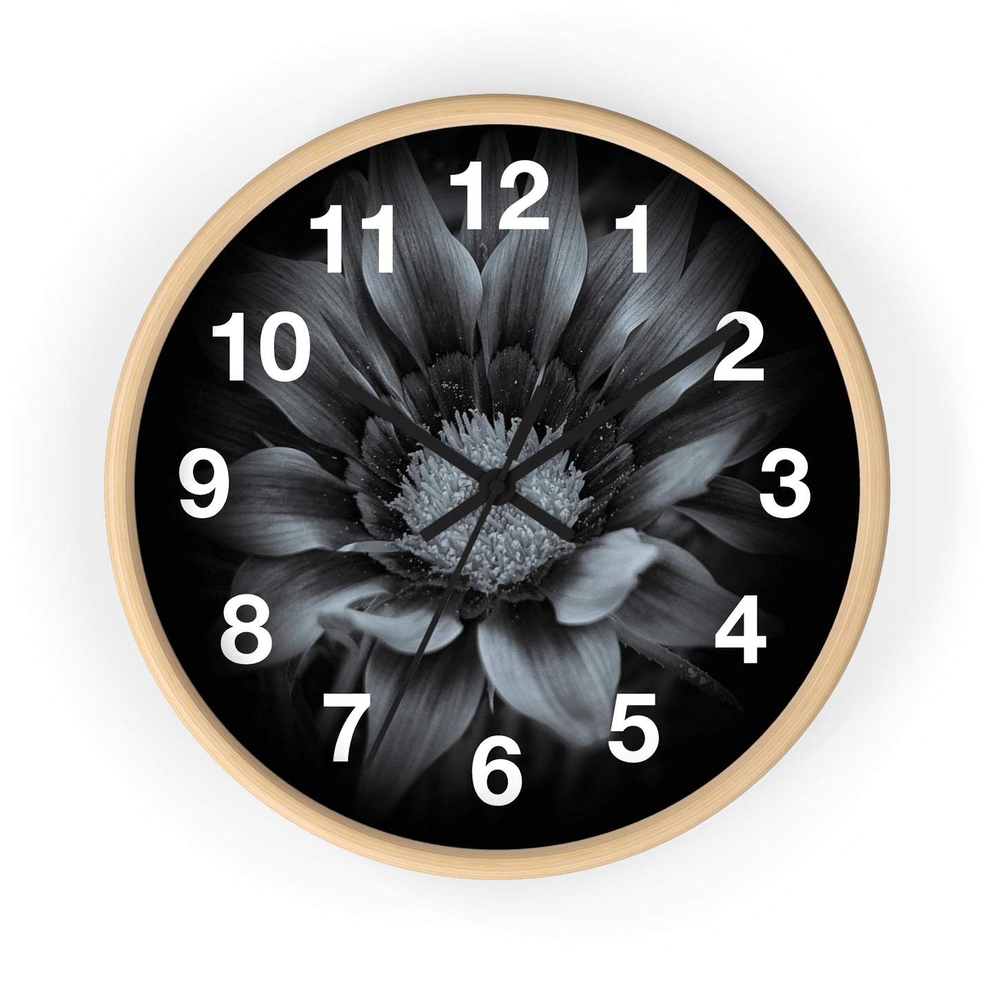 Midnight Bloom Wall Clock (SP Photography Collection)