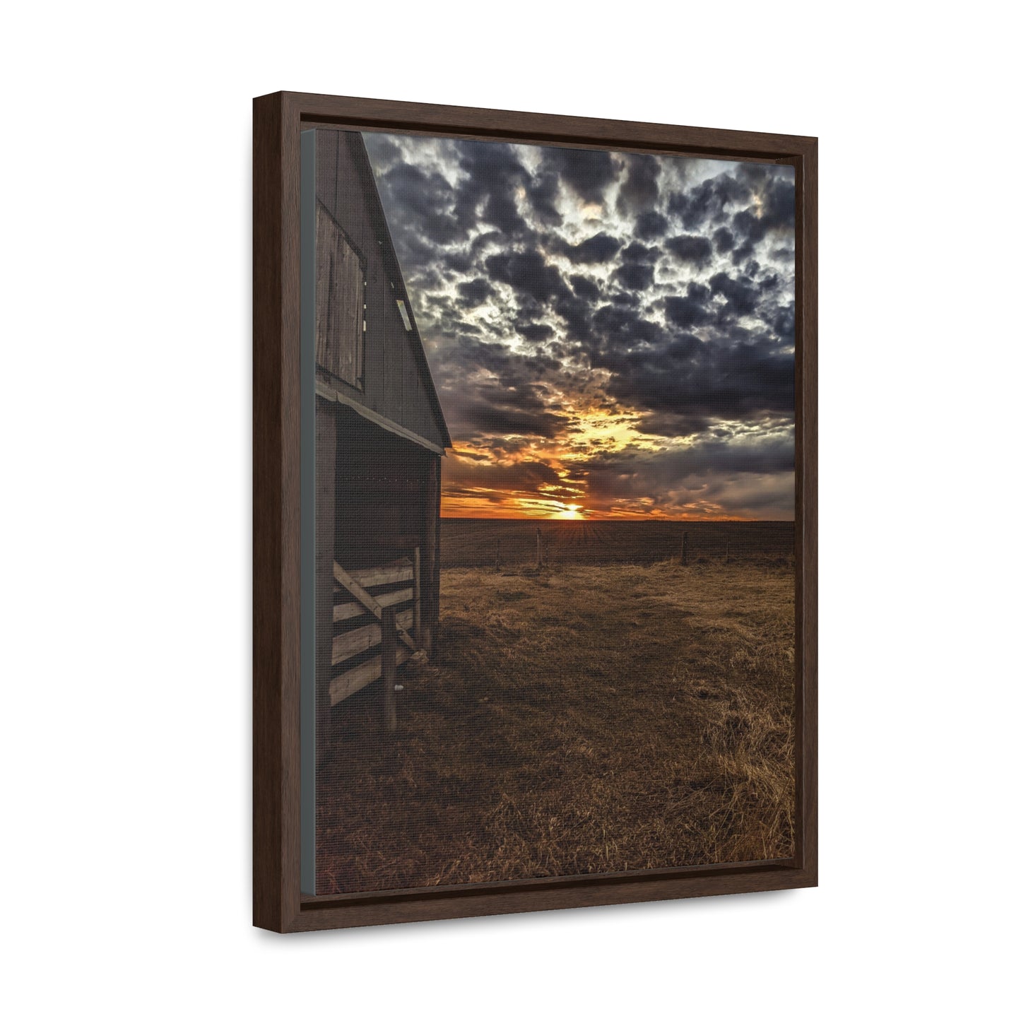 Gray Skies Canvas Wraps, Vertical Frame (SP Photography Collection)