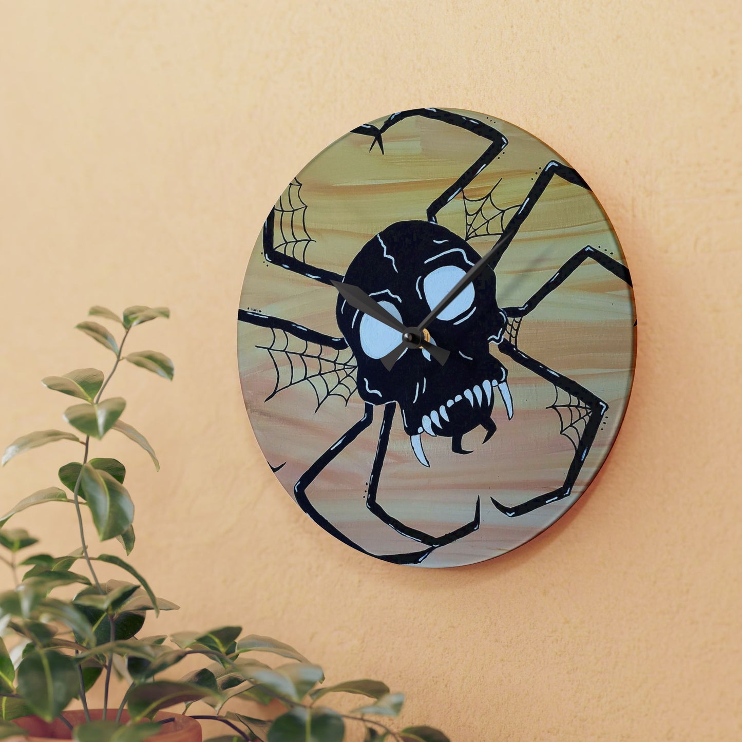 Spike Acrylic Wall Clock (Peculiar Paintings Collection)
