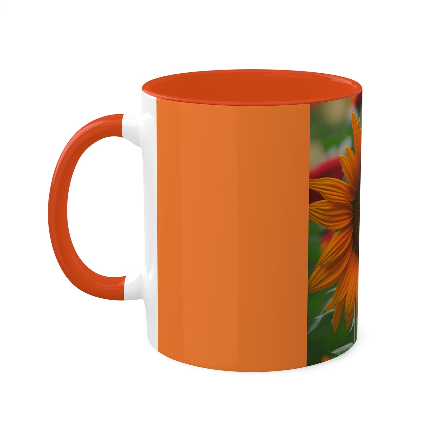 Orange Sunflower Mug, 11oz (SP Photography Collection)