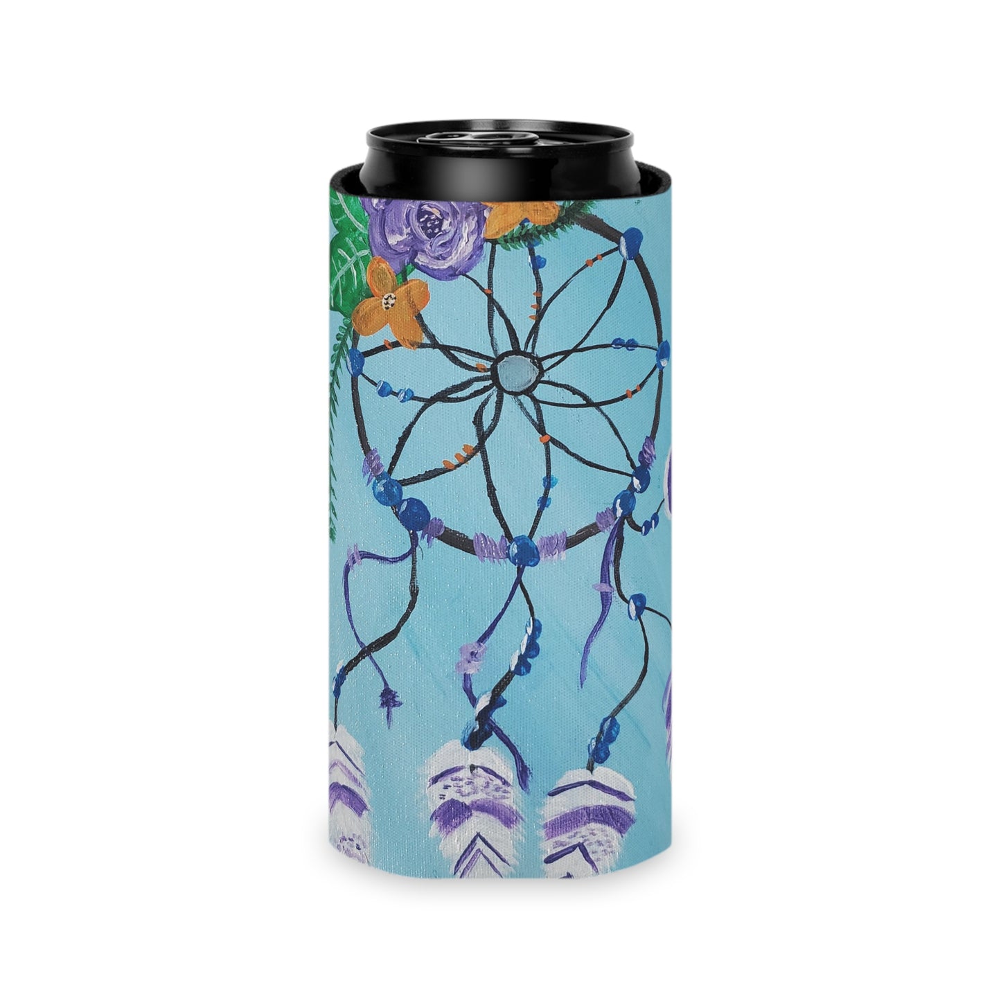 Sweet Dreams Slim Can Cooler Sleeve (Brookson Collection) BLUE