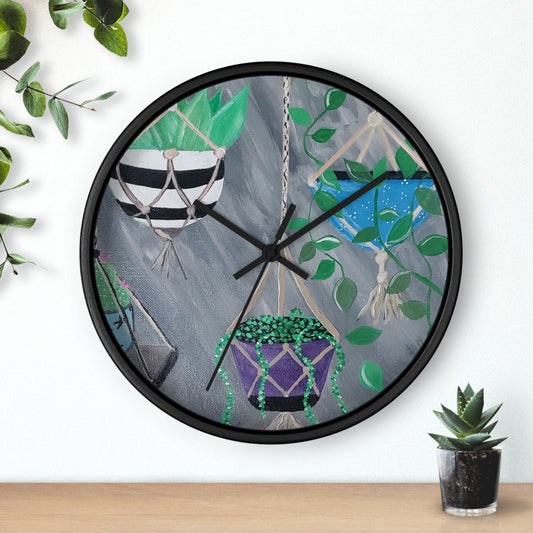 Succulent Delight Wall Clock (Brookson Collection)