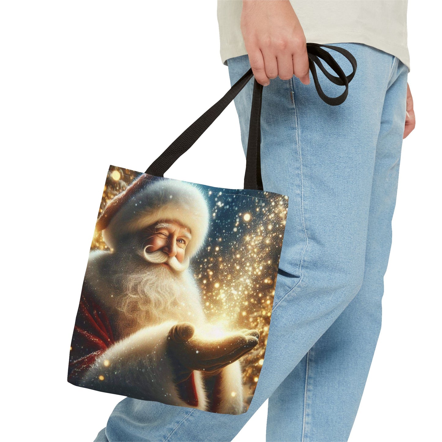 Santa Magic Tote Bag (ai B & J Collections) RED