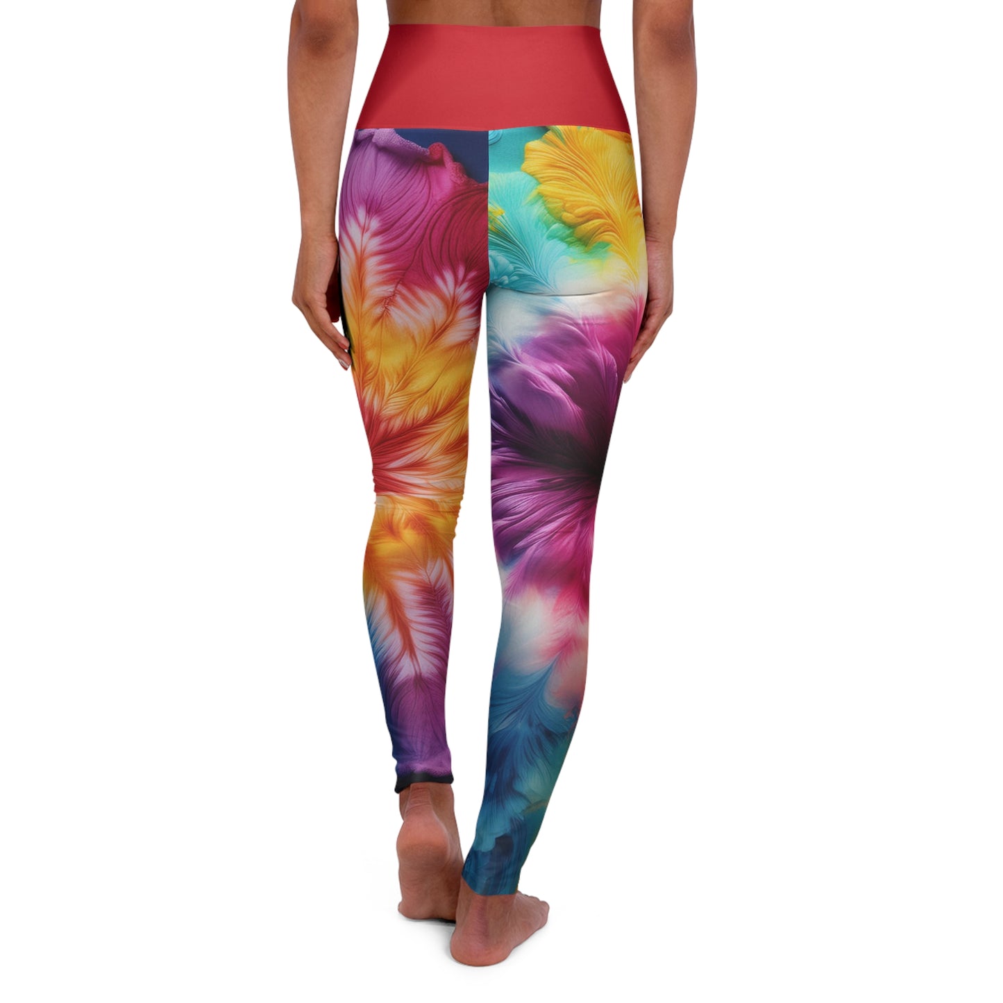 Tye Dye High Waisted Yoga Leggings (ai B & J Collections)