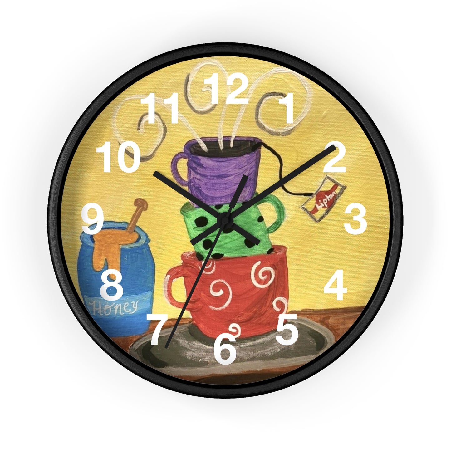 Cup Of Tea Wall Clock (Brookson Collection)