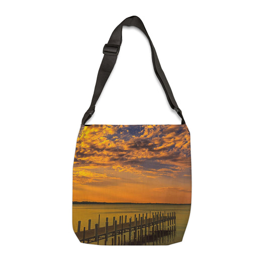 On The Dock Adjustable Tote Bag (SP Photography Collection) BLACK