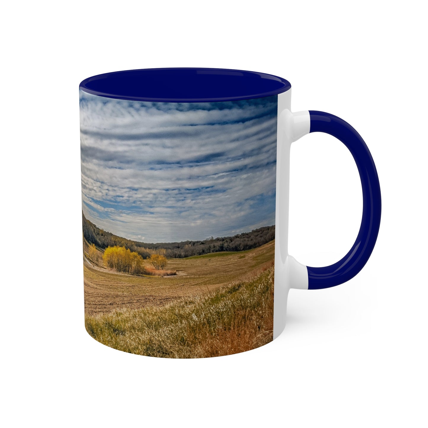 Rolling Clouds Road Mug, 11oz (SP Photography Collection) NAVY