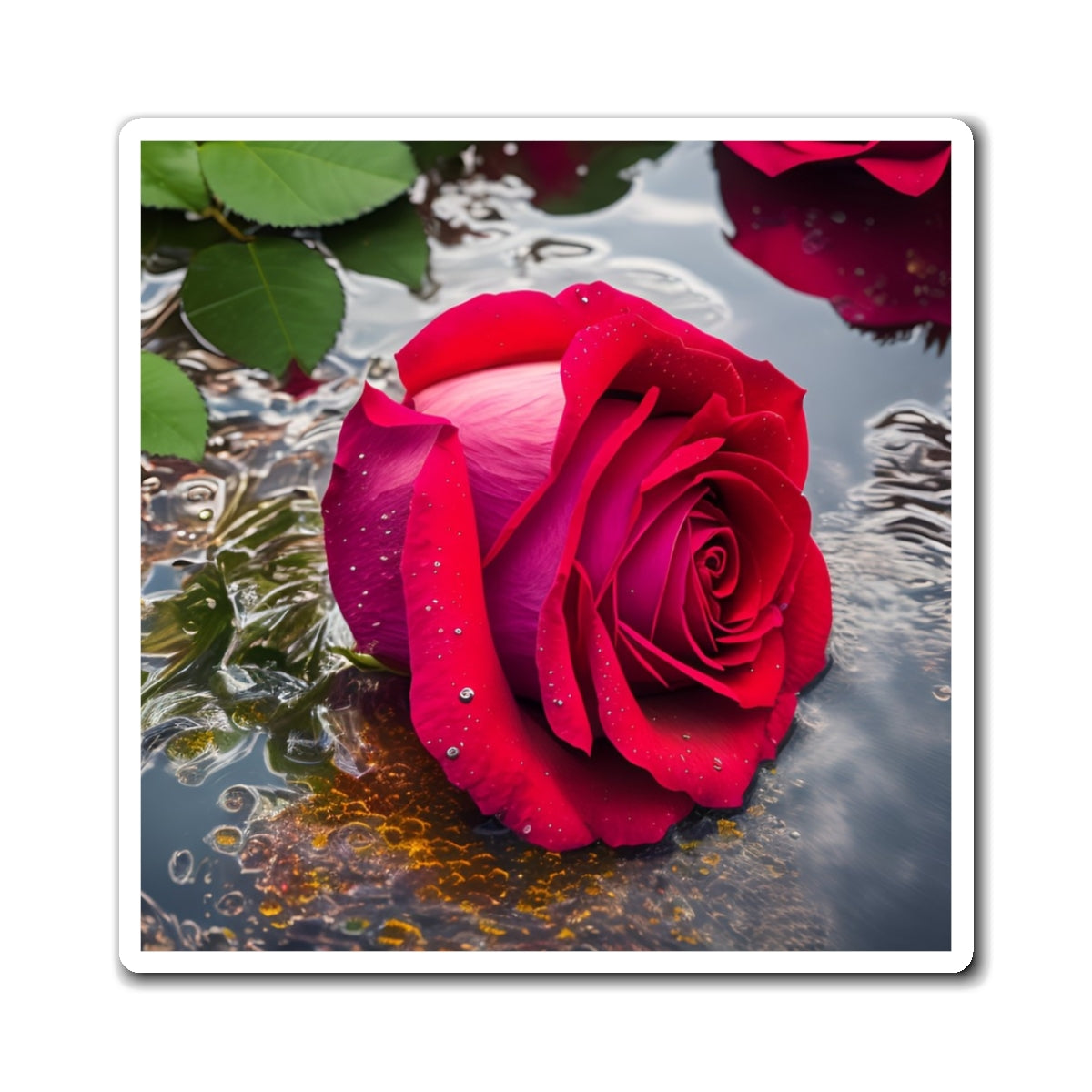 Red Rose Magnet (SP Photography Collection)