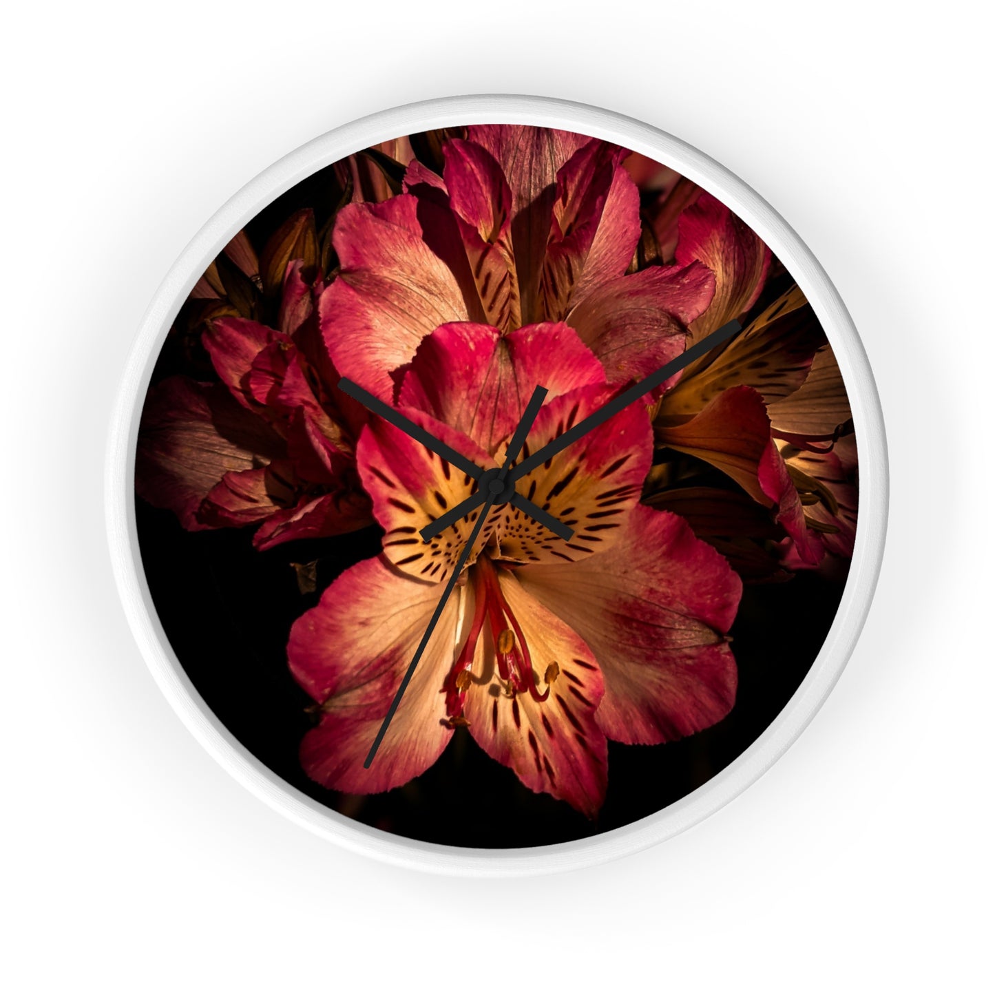 Pink Lily Wall Clock (SP Photography Collection)